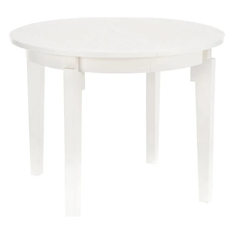 HALMAR Sorbus 100/200 okrúhly rozkladací jedálenský stôl biela