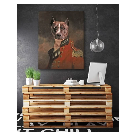 Obraz z fotky na plátne Generál_4 – 75x90 cm