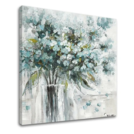 Obraz na plátne KVETY VO VÁZE 1 dielny XOBCH1673WE1 - 80x80 cm