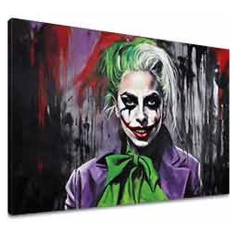 Obraz na plátne - Joker Poker Face | rôzne rozmery
