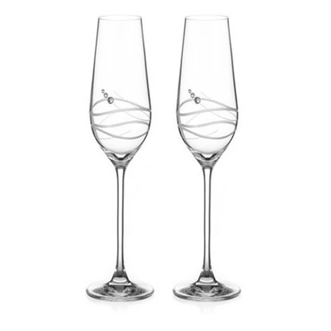 Diamante Swarovski Venezia Champagne Set 230 ml 2 ks