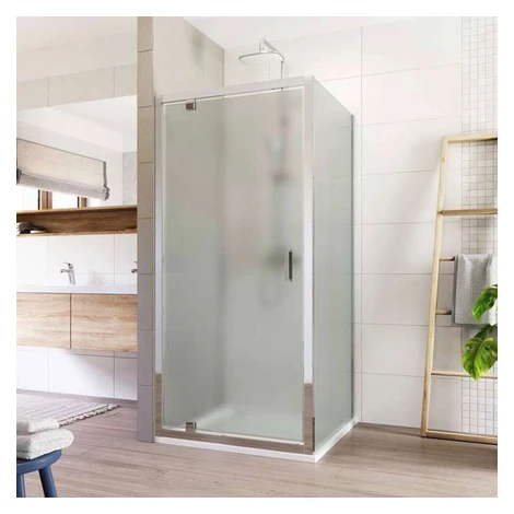 Mereo Sprchovací kút, Lima, štvorec, pivotový, 90x90 cm, chróm ALU, sklo Point CK86922K