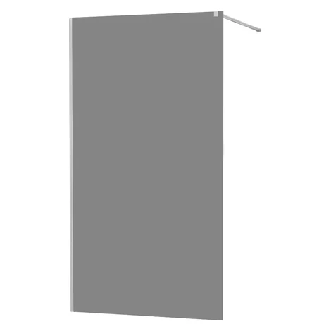 MEXEN/S - KIOTO Sprchová zástena WALK-IN 90x200 cm 8 mm, chróm, dymové sklo 800-090-101-01-40