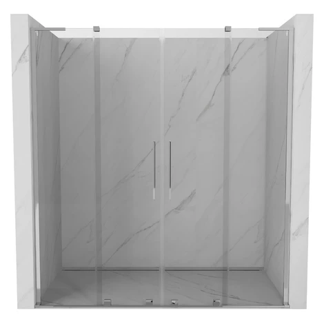 MEXEN/S - Velar L Duo posuvné sprchové dvere 180, transparent, chróm 871-180-003-02-01
