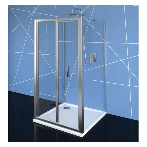POLYSAN - EASY sprchový kout tri steny 900x900, skladacie dvere, L/P varianta, číre sklo EL1990E