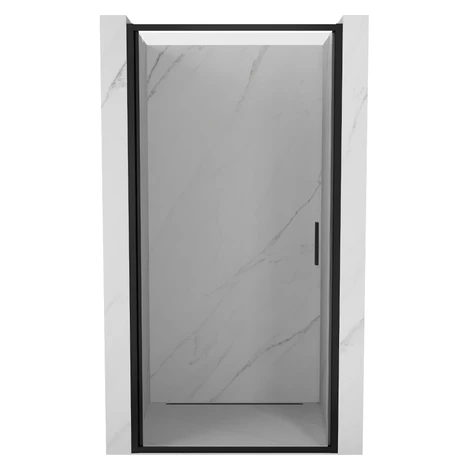 MEXEN - Exo sprchové dvere krídlové 95, transparent, čierna 817-095-000-70-00