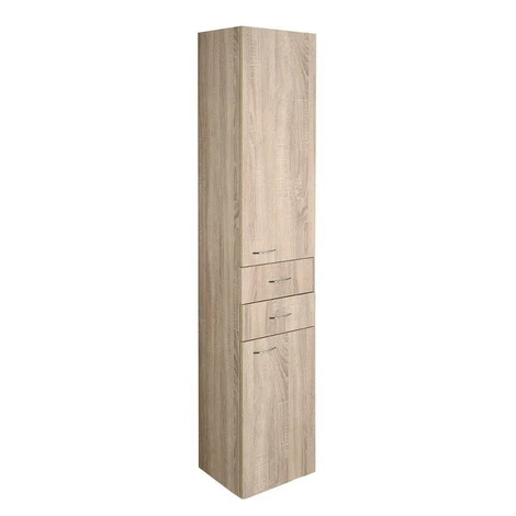AQUALINE - ZOJA/KERAMIA FRESH skrinka vysoká 35x184x29cm, dub platin 51222