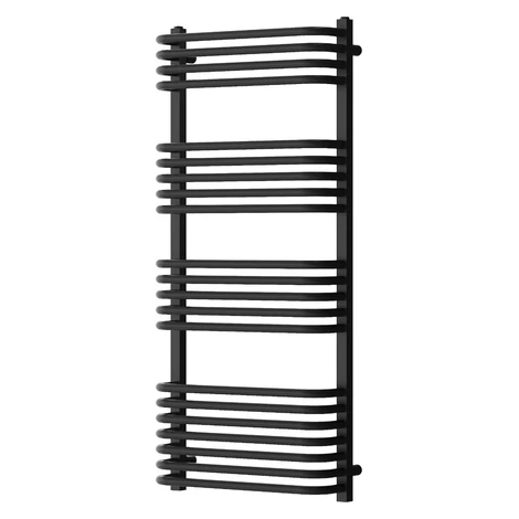 MEXEN - Apollo vykurovací rebrík/radiátor 1210 x 550 mm, 638 W, čierna W117-1210-550-00-70
