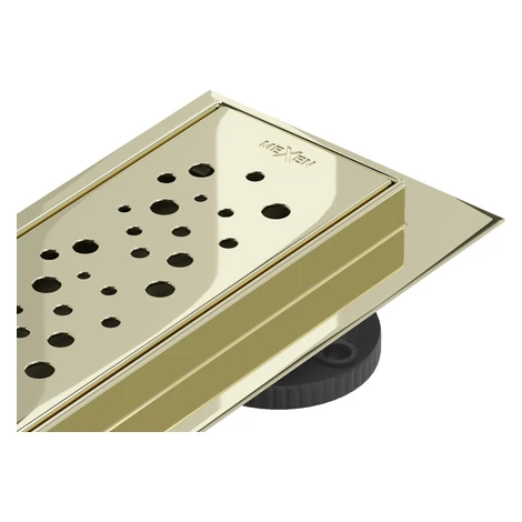 MEXEN/S - Flat M12 odtokový žľab 90 cm zlatý 1521090-15