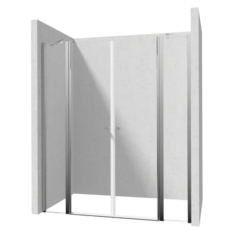 DEANTE/S - Sprchové dvere dvojité výklopné 80x80 KTSU042P+KTSU042P KERRIA/0029