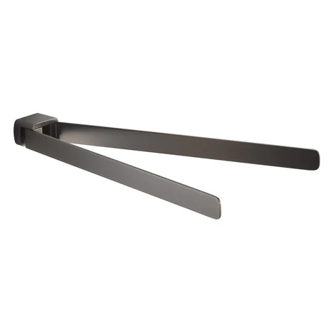 Gedy - PIRENEI  dvojitý držiak uterákov otočný  350, gun metal PI2381
