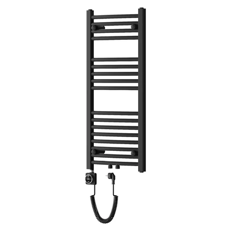 MEXEN/S - Ares radiátor + vykurovacia tyč 900 x 400 mm, 300 W, čierna W102-0900-400-6300-70