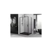 MEXEN/S - Exo sprchovací kút dvere krídlové 120 x 75, transparent, čierna 819-120-075-70-00