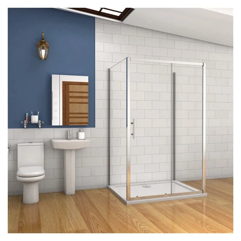H K - Viacstenné sprchovací kút SYMPHONY U3 140x80x80 cm s posuvnými dverami SE-SYMPHONYU3140808