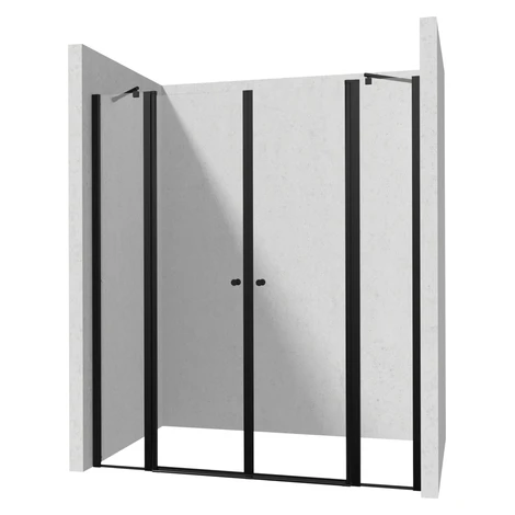 DEANTE/S - Sprchové dvere dvojité výklopné 90x90 KTSUN41P+KTSUN41P KERRIA/0158