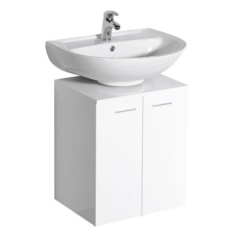 AQUALINE - DINO skrinka pod umývadlo 50x30x50cm, biela 57030