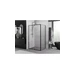 MEXEN/S - Exo sprchovací kút dvere krídlové 120 x 75, transparent, čierna 819-120-075-70-00