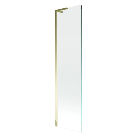 MEXEN/S - Next L vaňová zástena FIX 60 x 150, transparent, zlatá 895-060-000-03-00-50