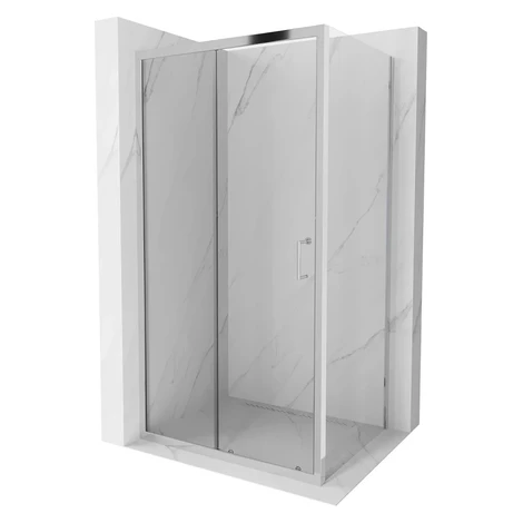MEXEN/S - APIA sprchovací kút 95x80, transparent, chróm 840-095-080-01-00
