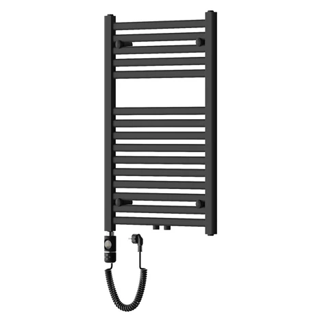 MEXEN/S - Hades radiátor + vykurovacia tyč 800 x 500 mm, 600 W, čierna W104-0800-500-2600-70