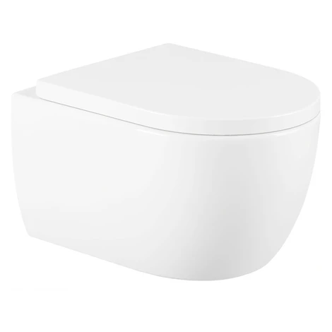 MEXEN/S - Carmen Závesná WC misa vrátane sedátka, duroplast, biela 30880200