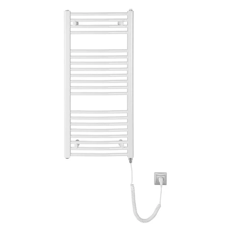 AQUALINE - ORBIT-E elektrické vykurovacie teleso, oblé, 450x960 300 W, biela ILEO94T
