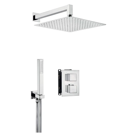 DEANTE DEANTE - Therm chróm - Sprchový set pod omietku, s termostatickou BOX BXYZ0EAT