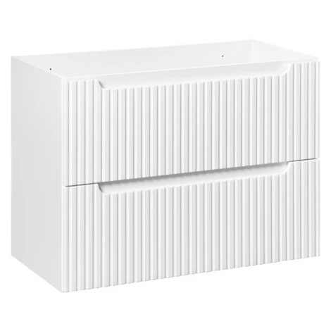 Comad Nova White skrinka 80x39x57 cm závesná kúpeľňová skrinka pod umývadlo biela NOVA WHITE 82-