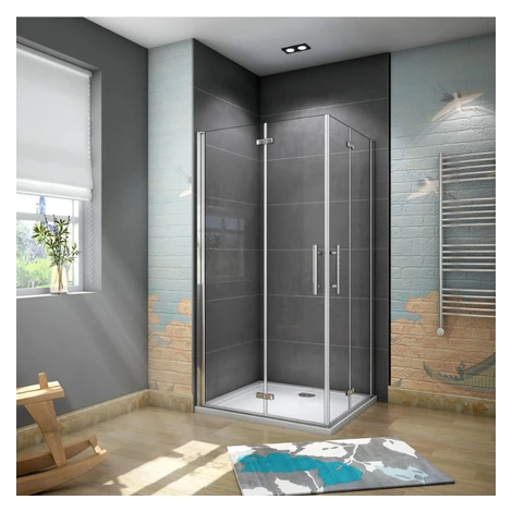 H K - Obdĺžnikový sprchovací kút SOLO R907, 90x70 cm so zalamovacími dverami, rohový vstup SE-SO