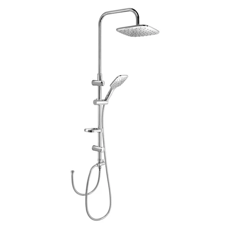 AQUALINE - KERA sprchový stĺp s pripojením na batériu, chróm SL430