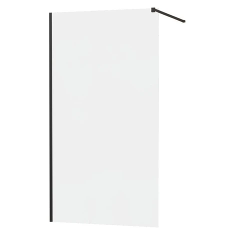 MEXEN/S - KIOTO Sprchová zástena WALK-IN 70x200 cm 8 mm, čierna, matné sklo 800-070-101-70-30