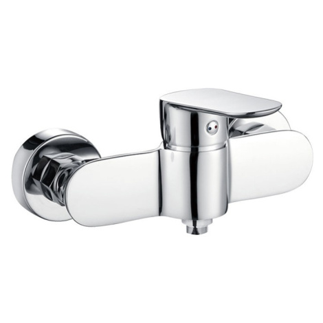 Mereo Sprchová nástenná batéria, Viana, bez príslušenstva, 150 mm, chróm CBE60103