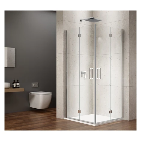 GELCO - LORO štvorcová sprchová zástena 700x700 rohový vstup GN4770-01