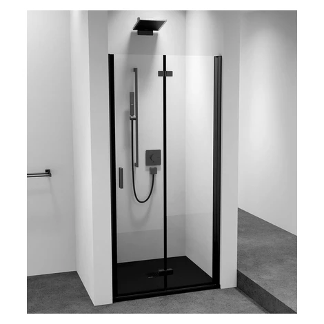 POLYSAN - ZOOM BLACK sprchové dvere do niky 700 pravé, číre sklo ZL4715BR-01
