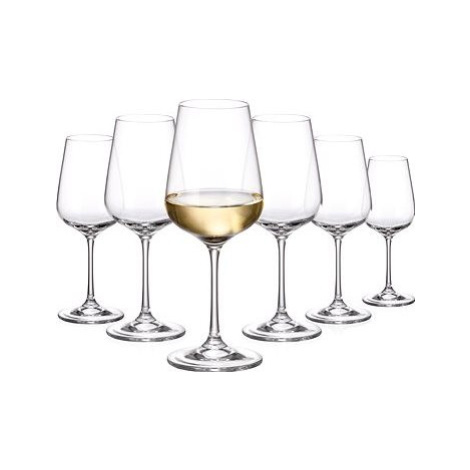 Sady pohárov na biele víno
