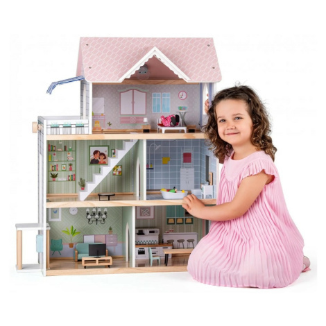 Drevené domčeky pre bábiky